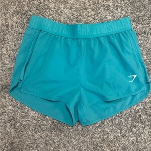 Gymshark Women's Blue Athletic Shorts
